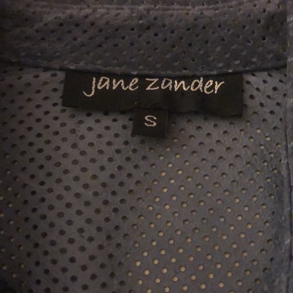 🔥SOLD🔥90s VTG 100% Suede Mesh Gray Western Cowgirl Long Sleeve Button Down - Picture 8 of 11